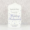 Personalised Anniversary Candle