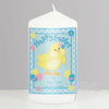 Personalised Happy Easter Chick Candle