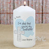 Personalised Godfather Candle