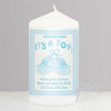 Personalised Bootee It's a Boy Candle