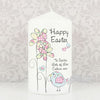 Personalised Daffodil Chick Easter Candle