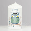 Personalised Mr Owl Candle