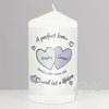 Personalised A Perfect Love Wedding Candle