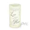 Personalised Love Makes a Home LED Candle