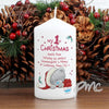 Personalised Me To You My 1st Christmas Candle