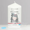 Personalised Me To You Wedding Couple Candle