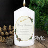 Personalised Traditional Christmas Candle