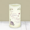 Personalised Secret Garden LED Candle