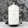 Personalised Sentiments Candle