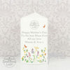 Personalised Country Diary Wild Flowers Candle