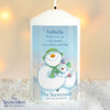 Personalised The Snowman and the Snowdog Candle