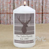 Personalised Highland Stag Candle
