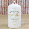 Personalised I Am Glad... Godfather Candle