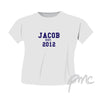 Personalised Established Blue Text Tshirt 5-6 years