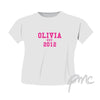 Personalised Established PinkText Tshirt 1-2 years