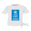 Personalised Blue Keep Calm T-Shirt 2-3 Years