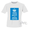 Personalised Blue Keep Calm T-Shirt 14-15 Years