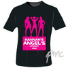 Personalised Angels Hen Do T-Shirt - Black - Small