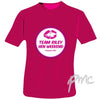 Personalised Lips Hen Do T-Shirt - Fuchsia Pink - Extra Large