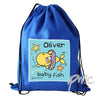 Personalised Bang On The Door Baby Fish Boys Swim & Kit Bag