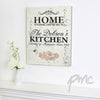 Personalised Floral Shabby Chic Canvas