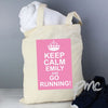 Personalised Keep Calm Cotton Bag