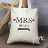 Personalised Mrs Cotton Bag