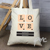 Personalised LOVE Tiles Cotton Bag