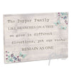 Personalised Forget me not Canvas