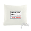 Personalised London Street Sign Cushion Cover
