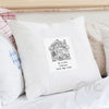 Personalised 1805 - 1874 Old Series Map Home Cushion Cover