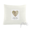 Personalised 1896 - 1904 Revised New Map Heart Cushion Cover