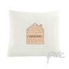 Personalised Family Typography Cushion Cover