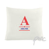 Personalised Boys Initial Cushion Cover