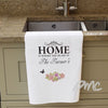 Personalised Shabby Chic White Tea Towel