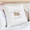 Personalised Woodland Owl Cushion Cover