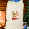 Personalised Gingerbread Man Cotton Sack