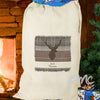 Personalised Highland Stag Cotton Sack