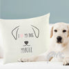Personalised Dog Features Cushion Cover