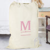 Personalised Girls Initial Cotton Sack