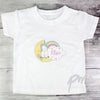 Personalised Baby Unicorn T shirt 3-4 Years