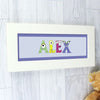 Personalised Monster Name Frame For Boys