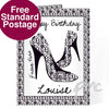 Personalised J'adore Shoe Card