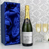 Personalised Elegant Grey Year Champagne with Gift Box