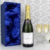 Personalised Engagement Hearts Champagne with Gift Box