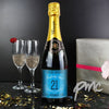 Personalised Age Champagne Blue