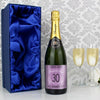 Personalised Age Champagne Purple with Gift Box