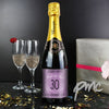 Personalised Age Champagne Purple