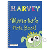 Personalised Little Monster A5 Notebook