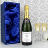 Personalised Ornate Swirl Champagne Label with Gift Box